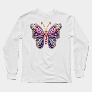 Bejeweled Butterfly #4 Long Sleeve T-Shirt